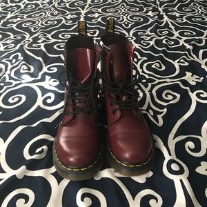 Cherry Doc Martens